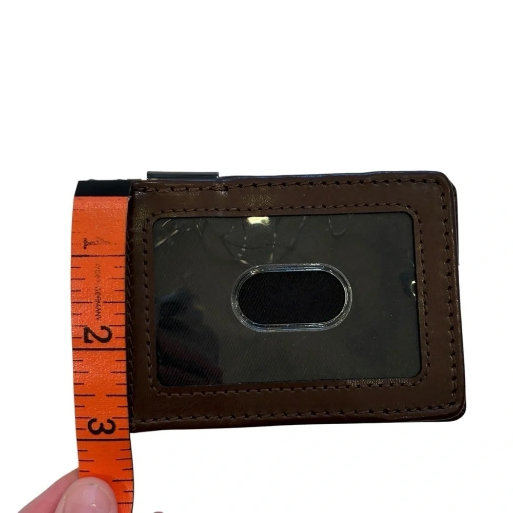 Goodfellow & Co. Mens Trifold Faux Leather Wallet Brown NWOT